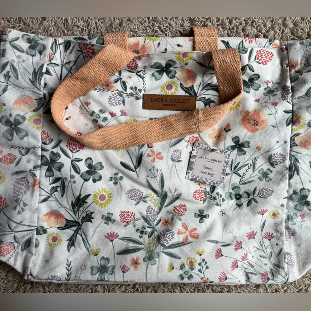 Laura Ashley Large Canvas Tote